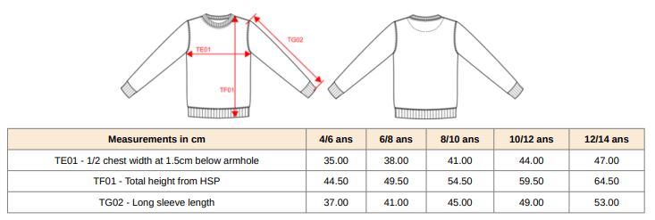 BBC Grembergen - sweater ronde nek KIDS